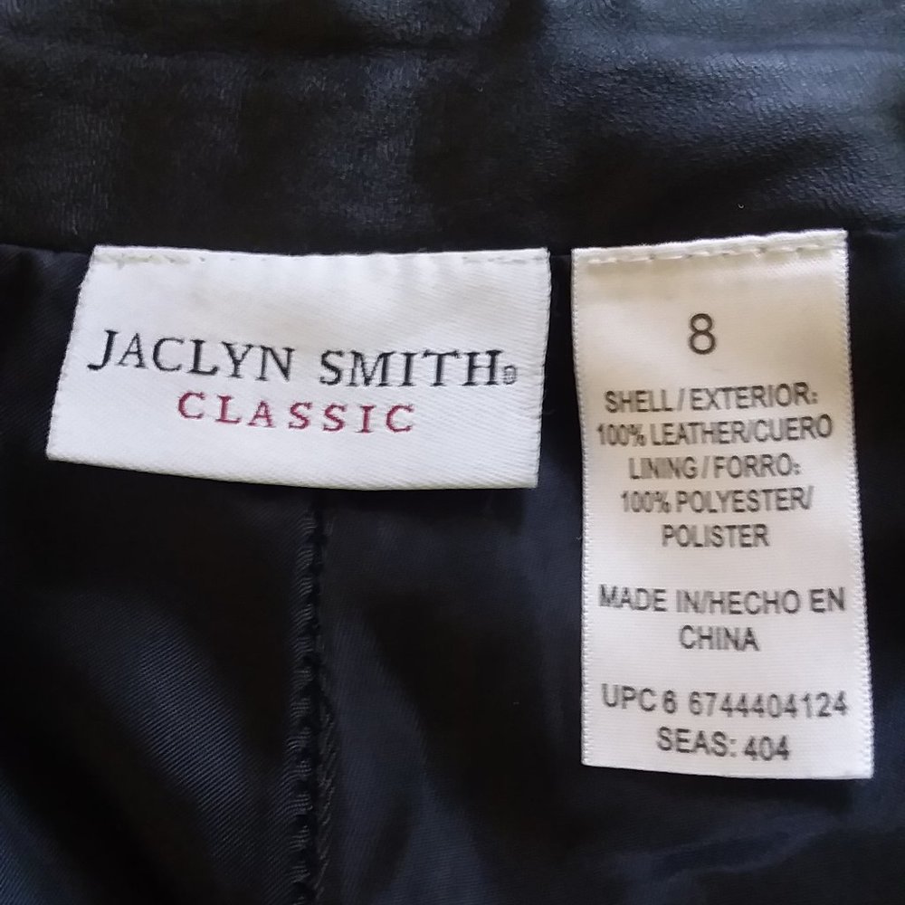 Leather black pants
